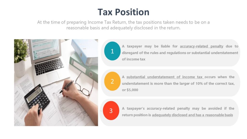 Tax Position